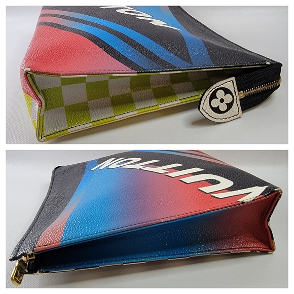 LOUIS VUITTON Damier Race Toiletry Pouch 26 | Limited Edition - Picture 10 of 12